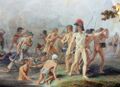 Несравненный 9-й полк лёгкой пехоты во время скрытного переплыва через Дунай в 1809 году. Автор Бенжамен Зикс.jpg