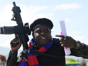 Haiti gang leader Jimmy Cherizier, alias Barbecue calls on US, UN to break ties with gov’t.jpg