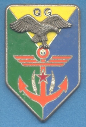 GABON Army Command HDQ pocket badge, Africa Navy Air Force.jpg