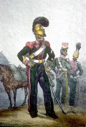 Сержант-фурьер 3-го полка шеволежер-улан, 1812.jpg