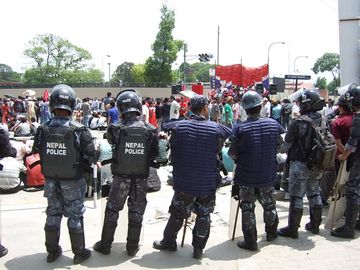 Nepal police at Kathmandou.jpg