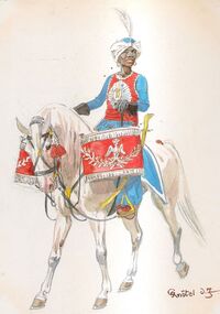 1st Hussar Regiment, Kettledrummer, 1812.jpg
