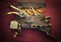 Selahlik silahlik or bensilah weapons belt mainly from the Balkans (Ottoman period) 1.jpg