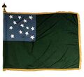 The Green Mountain Boys Flag Replica of the 1777 flag from the Battle of Bennington.jpg