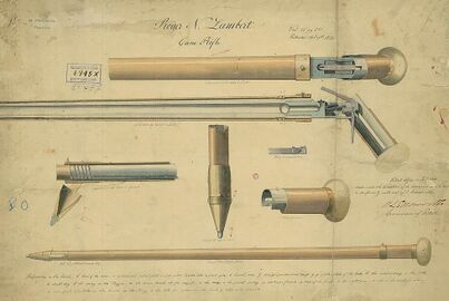 1024px-Roger N. Lambert's Patent Drawing for a Cane Rifle - DPLA - 19e4da164157e1d8910fe93d321714b9.jpg