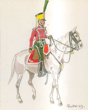 29th Chasseurs a Cheval Regiment, Trumpeter, 1812.jpg