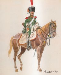 14th Chasseurs a Cheval Regiment, Elite Company 1st Sergeant, Full Dress, 1812.jpg