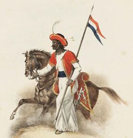 Bengaalsche Lancier Nederlandsche Kavalerie Oost Indiën Madou, Jean-Baptiste.jpg