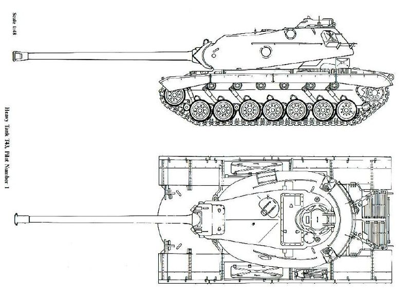 Танк т 44 рисунок