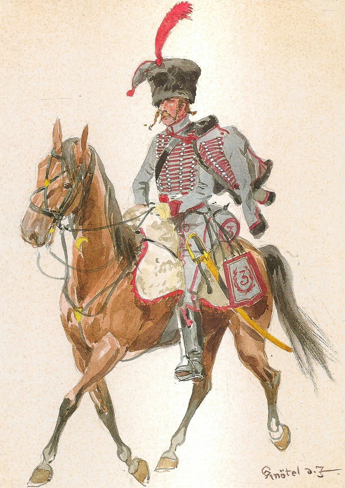 Французские гусары Наполеона