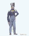 7th Line Infantry Regiment, Officer, Undress Uniform, 1812-1813.jpg