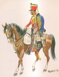 13th Hussar Regiment, Hussar, Field Uniform, 1814.jpg