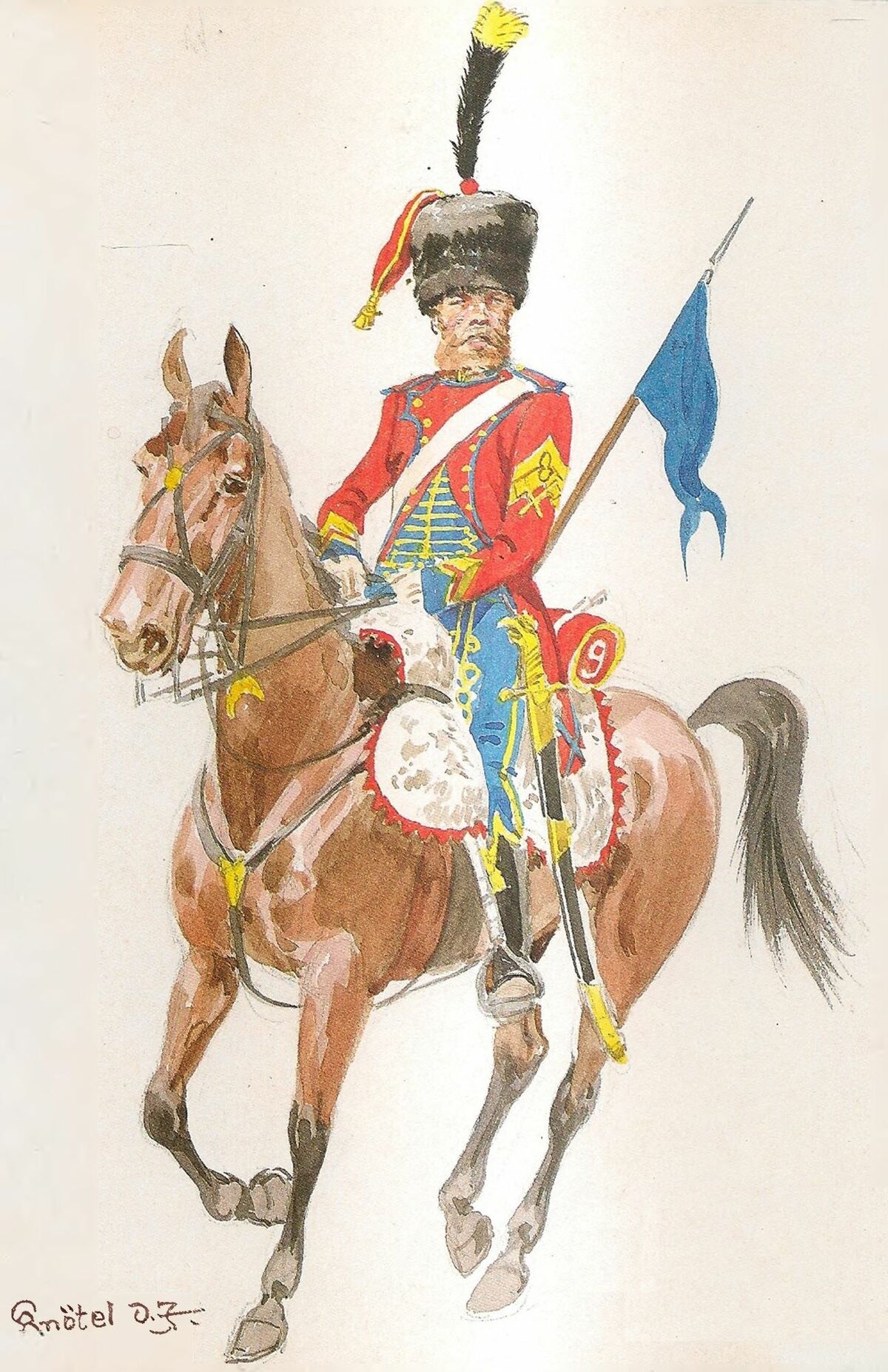 Гусары Наполеона 1812 униформа