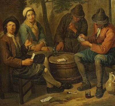 Norbert van Bloemen - Peasants Playing Cards - WGA02294.jpg