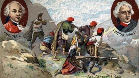 Les patriotes Corses guidés par Pascal Paoli luttent à Golo pour l'indépendance de leur.jpg