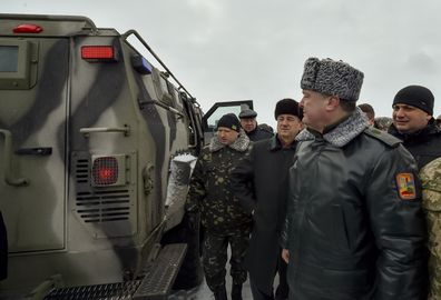 Рабочая поездка Президента в Житомирскую область, 5 января 2015 года6.jpg