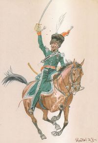 23rd Chasseurs a Cheval Regiment, Major, 1812.jpg