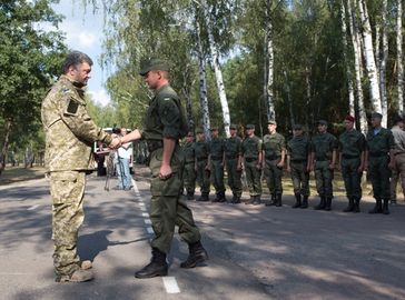 Посещение Президентом Украины Первой оперативной бригады Национальной гвардии, 26 июля 2014 года15.jpg