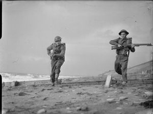Luxembourg Troops Fight With United Nations- Training With the Belgian Army in England, UK, 1943 D16786.jpg