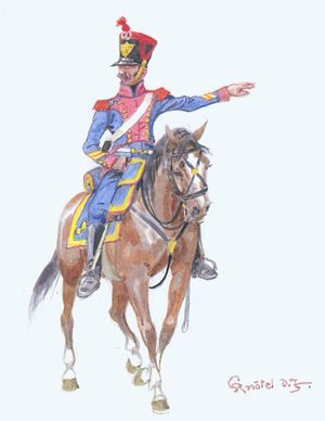 8th Line Infantry Regiment, Regimental Artillery Company, First Sergeant, 1813.jpg