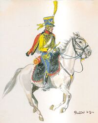 9th Hussar Regiment, Trumpeter, 1809.jpg