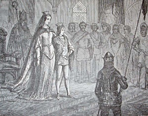 Erik of Pommern (Pomerania) is crowned as king of the Nordic countries..jpg