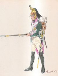 15th Dragoon Regiment, Dragoon, Dismounted Service, 1805.jpg