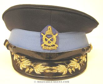 NEPAL POLICE MAJOR DRESS VISOR HAT.jpg