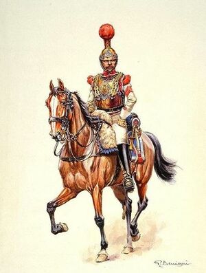 Карабинеры конные carabiniers de Monsieux 1816.jpg