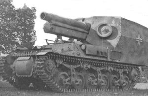 10,5 cm leFH 18-4 auf Geschutzwagen Lr.S.(f) Alkett, Нормандия.jpg