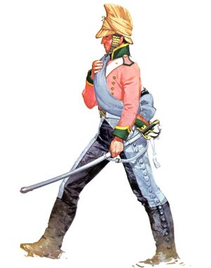 Трубач 3-го полка шеволежер-улан в походной форме, 1812.jpg