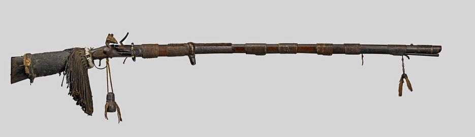 Flintlock Dane gun musket, mid 19th century Ghana.jpg