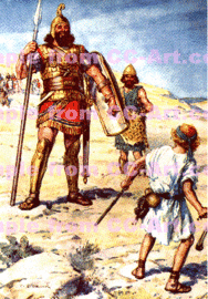 David and Goliath (Painting by CEBrock).gif