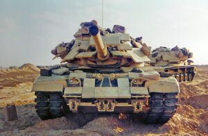 М60А1, КМП США, операция Desert Shield, 1991 год..jpg