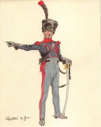 Marshal Moncey's Guides, Sergeant, 1814.jpg