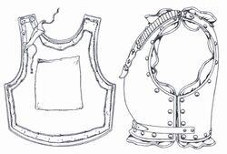 Оборотная сторона передней половины солдатской кирасы 3-го типа, разработанной в 1809.jpg