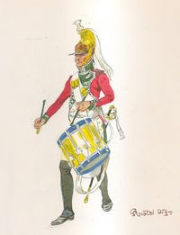 7th Dragoon Regiment, Drummer, Dismounted Service, 1805.jpg
