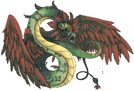 Quetzalcoatl Pixel by griffling.gif