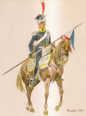 Legion of the Vistula, Lancer, 1808.jpg