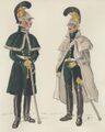 Миланская рота 1812 Генри Буасселье офицер и гвардеец в походной форме.jpg
