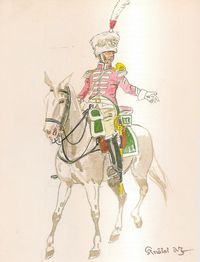 11th Dragoon Regiment. Trumpet Major, 1809.jpg