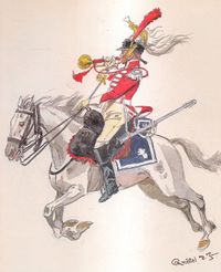 4th Cuirassier Regiment, Trumpeter, 1805.jpg